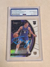 2017-18 SELECT WHITE PRIZM #/149 BOGDAN BOGDANOVIC RC SIGNED CARD #57 PSA DNA 