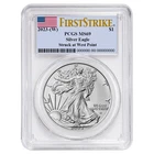 2023 (W) $1 1-oz American Silver Eagle PCGS MS69 FS Flag Label