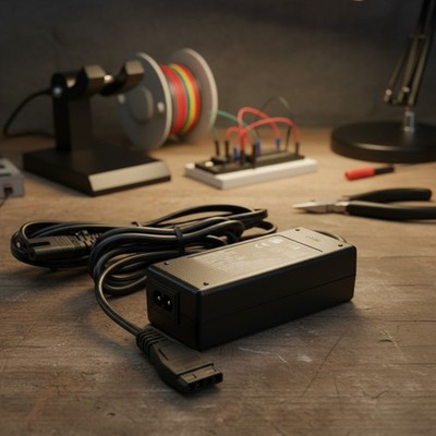 4-Pin Molex Power Adapter, 12V/5V DC, 2A for Quiet Cooling Solutions