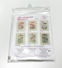 Fremme Dänische Stickerei / Dänisches Blumengarn Modell 30-5067 20x30cm, Komplet