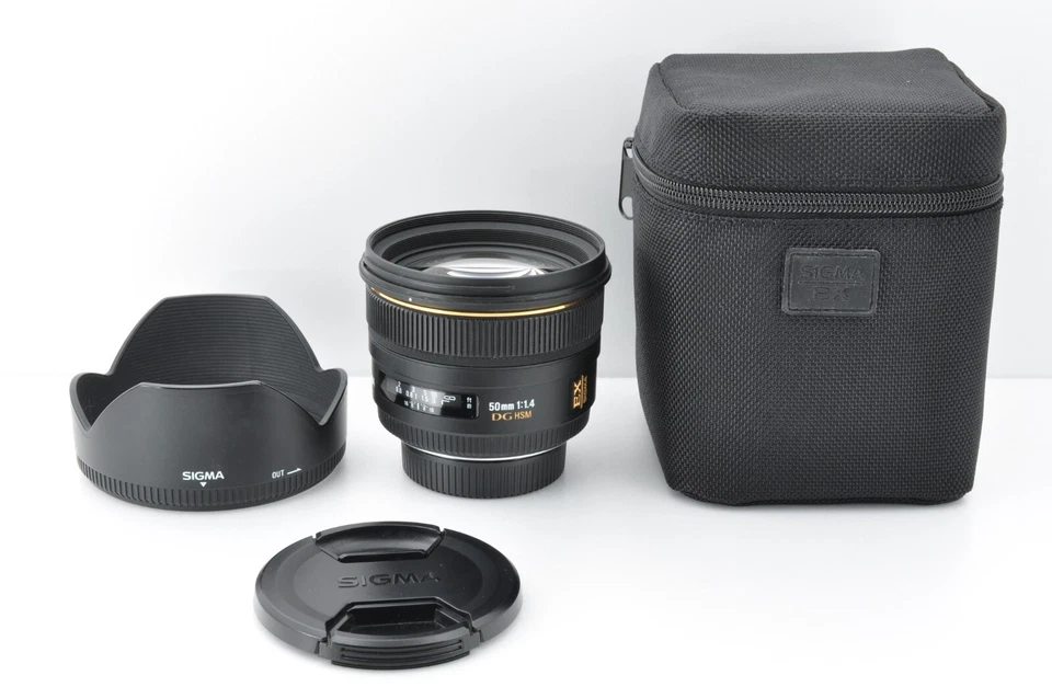 [Near Mint] SIGMA 50mm f/1.4 EX IF DG HSM +Bonus Case for Nikon from Japan #2022 - Image 2 of 4
