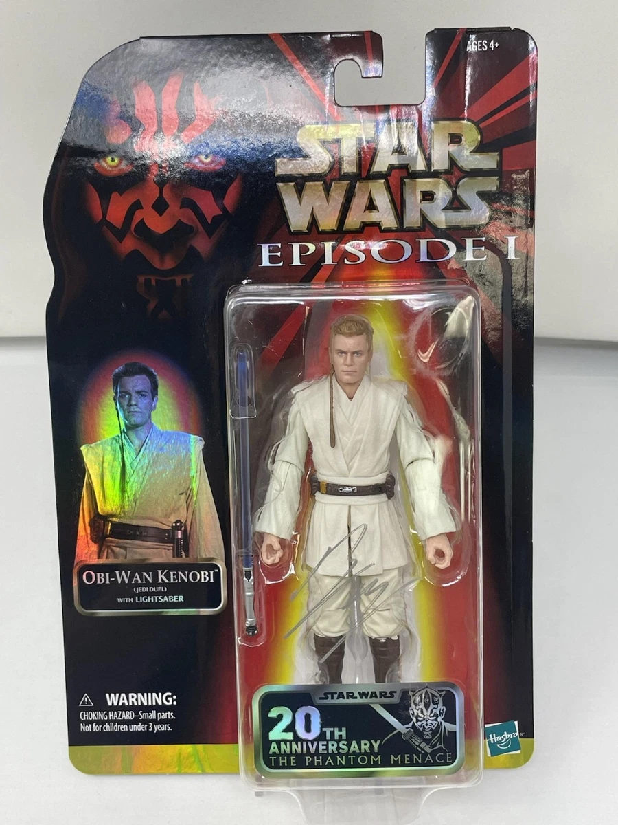 2018 Hasbro Star Wars Episode 1 Obi Wan Kenobi Autographed Ewan