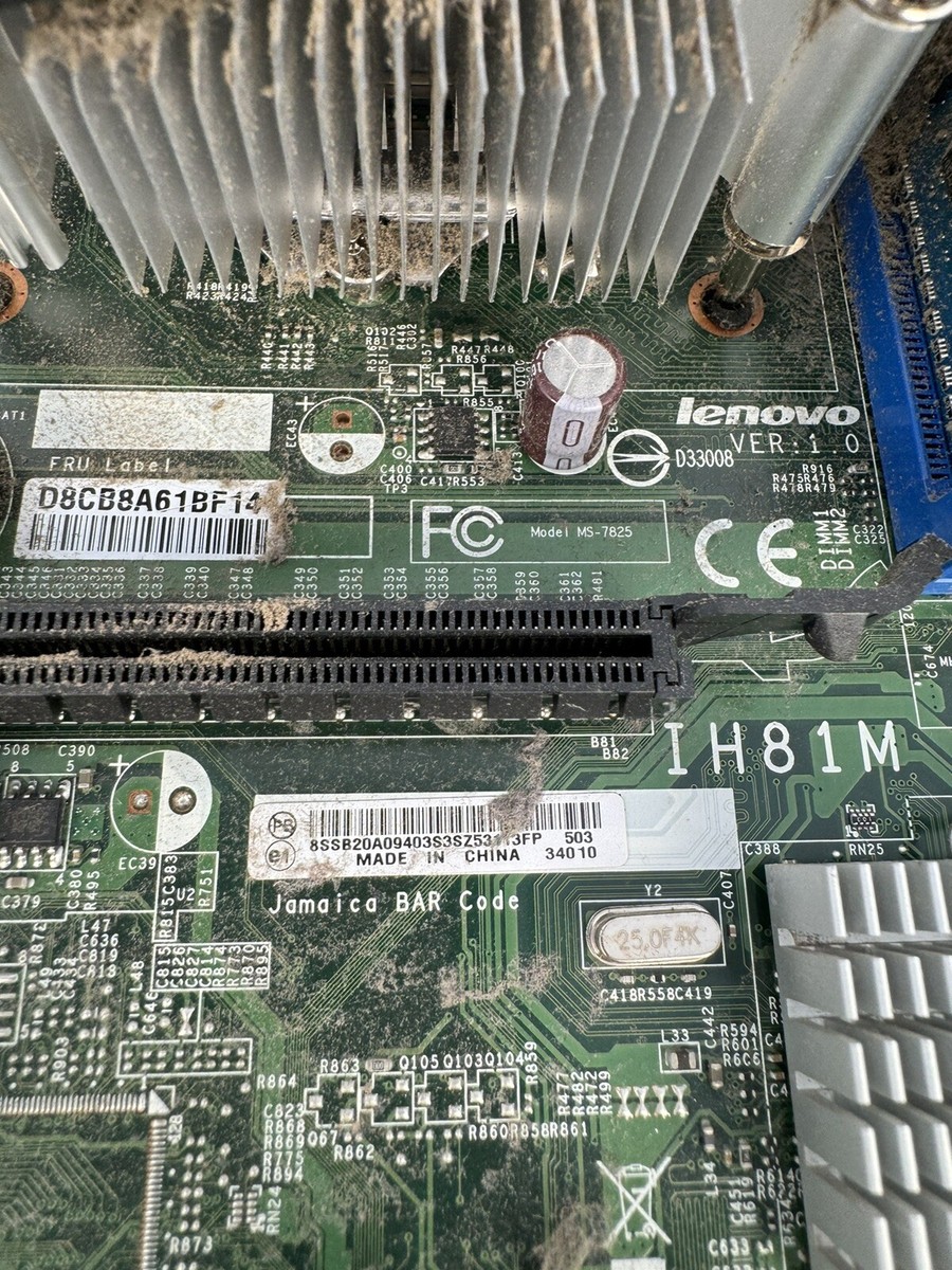 Lenovo M73 IH81M Motherboard H81 LGA1150 DDR3 mATX Intel Lenovo M73 IH81M Motherboard H81 LGA1150 DDR3 mATX Intel
