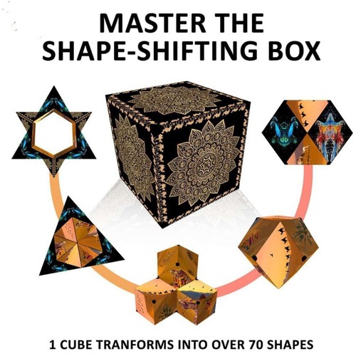 Shape Shifting Box Artist Series 3D Magic CUBE STEM 36 MAGNETS Kids Toy - Picture 7 of 9