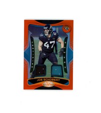 2021 Certified ORANGE GAME WORN JOE SCHOBERT JERSEY PATCH /125 - JAGUARS LB 