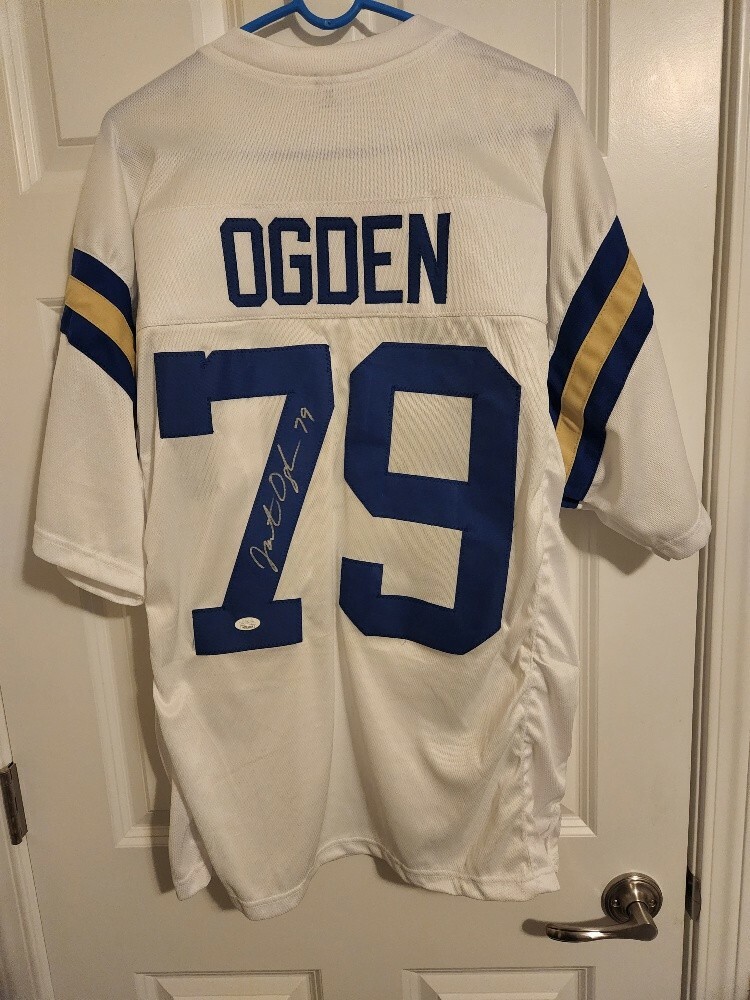 Jonathan Ogden Autographed Signed UCLA Bruins Jersey with JSA COA 