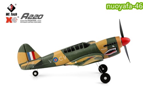 WLtoys WW2 P40 Fighter 2,4G RC Flugzeug 4CH 6 Achsen Kreisel Festflügel RTF Segelflugzeug Spielzeug - Bild 3 von 18
