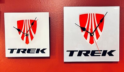 trek bicycle clock Trek Bicycles Custom Wall Clock - Color Scheme & Size Options-FREE  Shipping-MTB