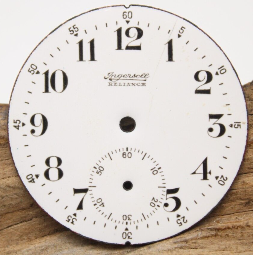 INGERSOLL RELIANCE POCKET WATCH DIAL BREGUET NUMERAL INDICES 42.1mm