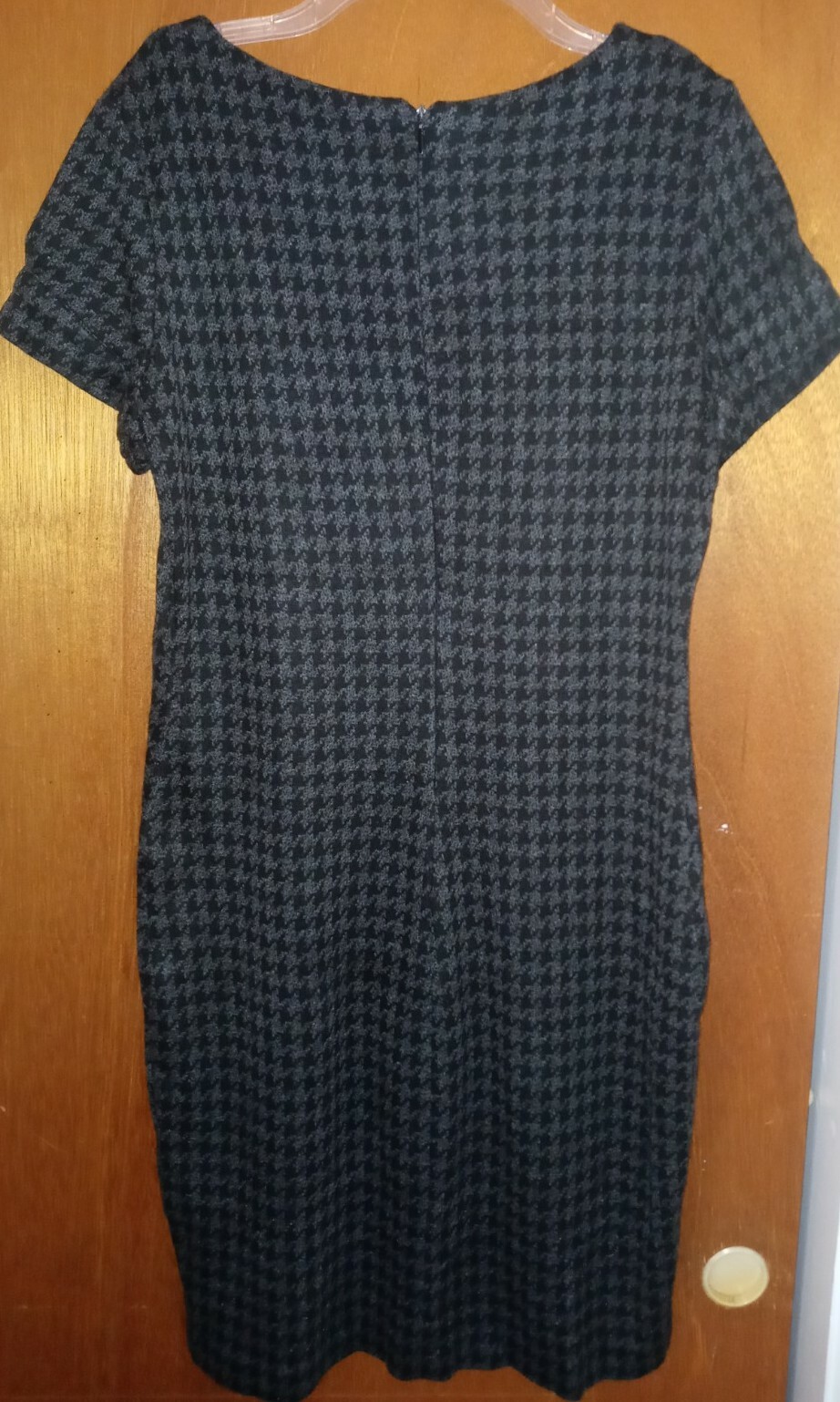 ZARA BASIC Women's Houndstooth Pattern Gray/Black… - image 10