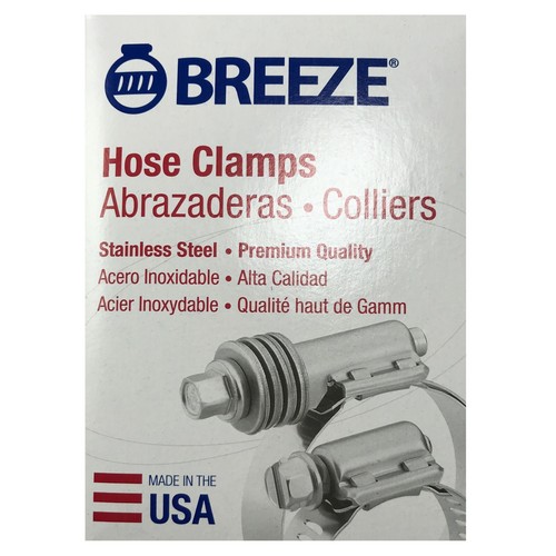 Box of 100 #28 Stainless Steel 1 5/16 to 2 1/4 Worm Gear Hose Clamp 1/2 Band USA - Picture 8 of 11