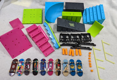 Tech Deck Skateboard & Skate Park Parts Lot 10 Finger Boards Flip Element Joslin