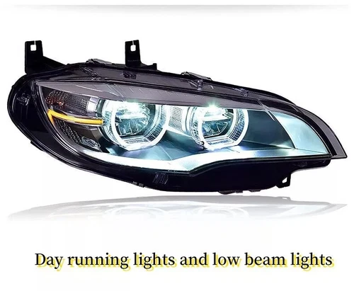 FOR BMW X6 E71 2008-2014 LED DRL Headlight Daytime Running Light Head Lamp LH&RH - Bild 9 von 9