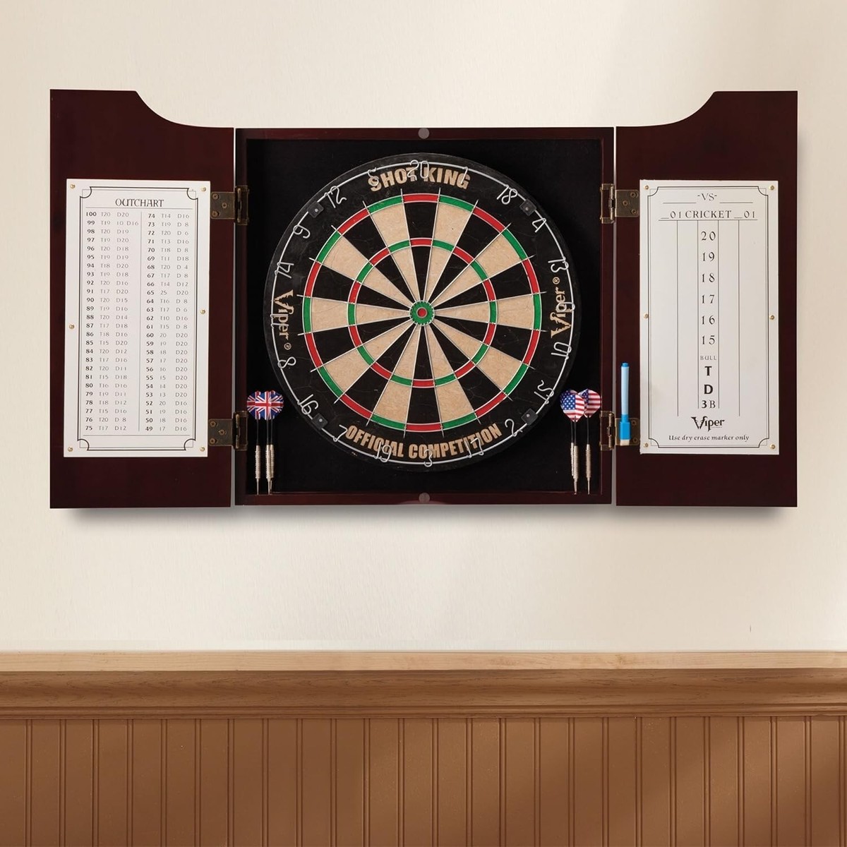 Viper Hudson All-In-One Dart Center Mahogany | eBay