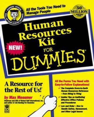 Human Resources Kit for Dummies [With CDROM] by Messmer, Max