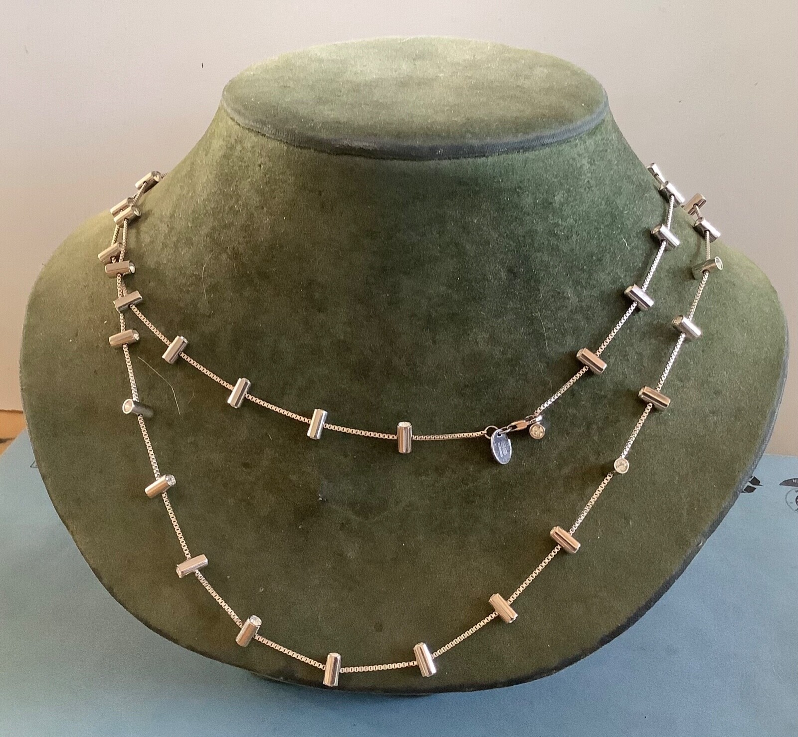 swatch swarovski crystal necklace Gem