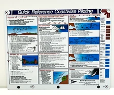 Davis Instruments Navigation Rules Quick Reference Coastwise Piloting Card #126