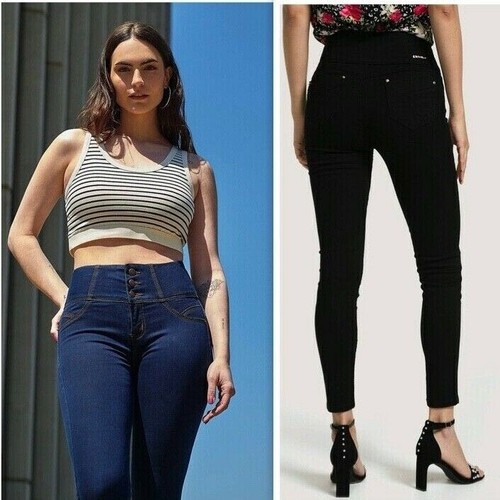 High Waist Skinny Jeans Stretch Women 