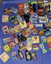 Mega Lot Of Over 70 Mini Brands Foods, Candy, Shaving Cream, Vasoline, Etc 