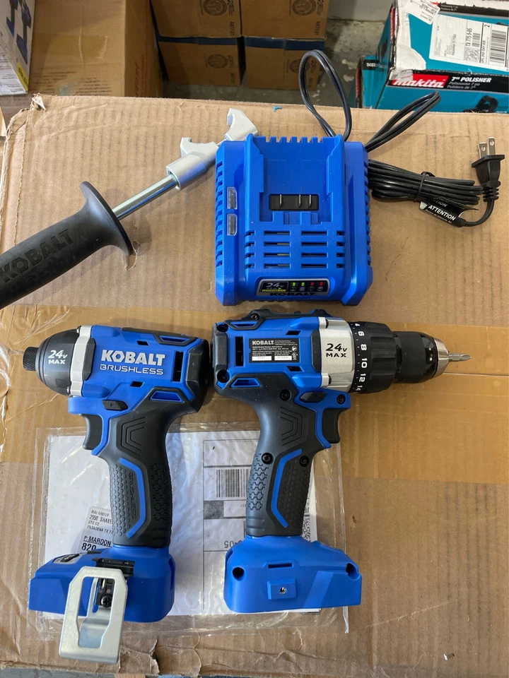 Kobalt 24V MAX Brushless 2 Tool Combo Kit #0672827 - Image 2 of 4