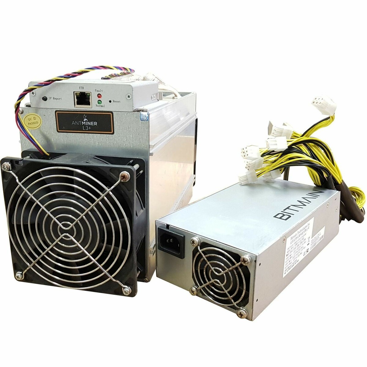 Bitmain antminer L3+ マイニングマシン Antminer L3+ with PSU