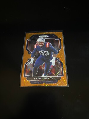 Kyle Van Noy 2021 Panini Prizm Orange Lazer Prizm Patriots 101 PWE