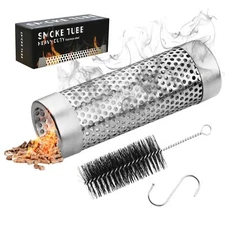 6Inch Stainless Steel Pellet Smoker Tube Hexagon BBQ Smoke Generator Tube