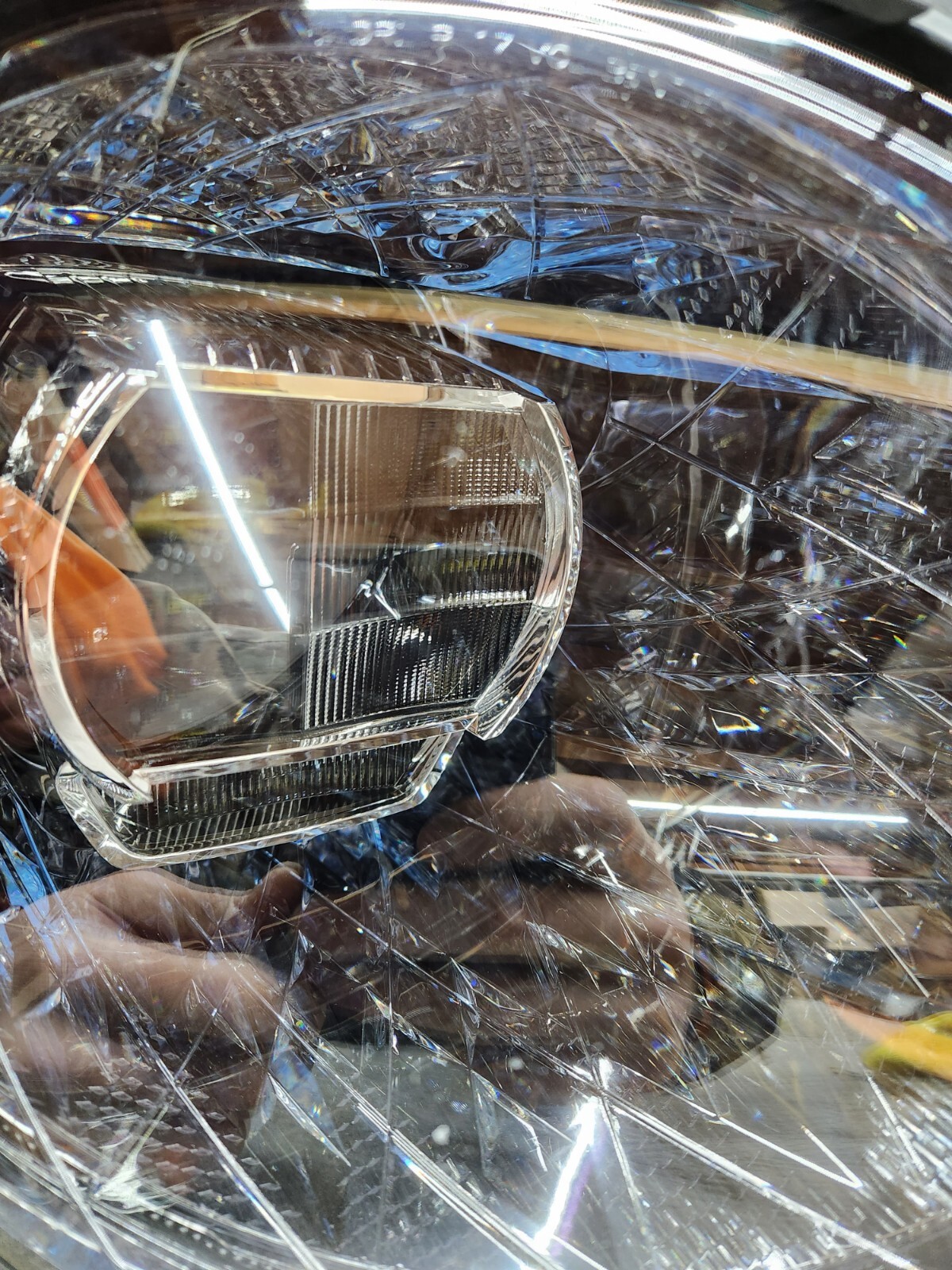20-21 Bentley Continental GT GTC Right LED Headlight Swarovski 3SD941006L OEM