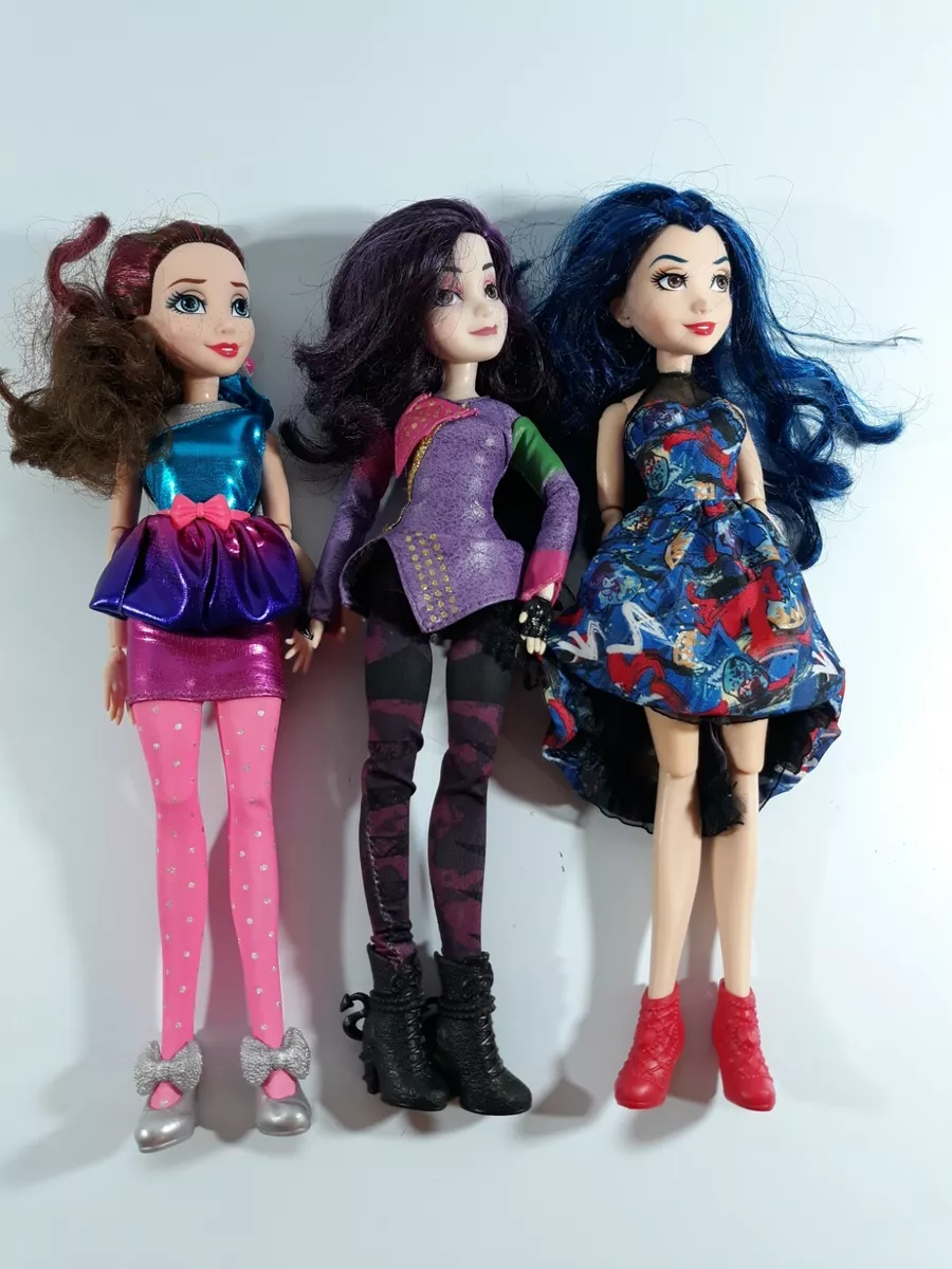 Descendants Dolls From Disney Lot of 3 Dolls