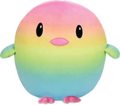 iscream  3500 Rainbow Baby Bird Softest Fleece Pillow  12''
