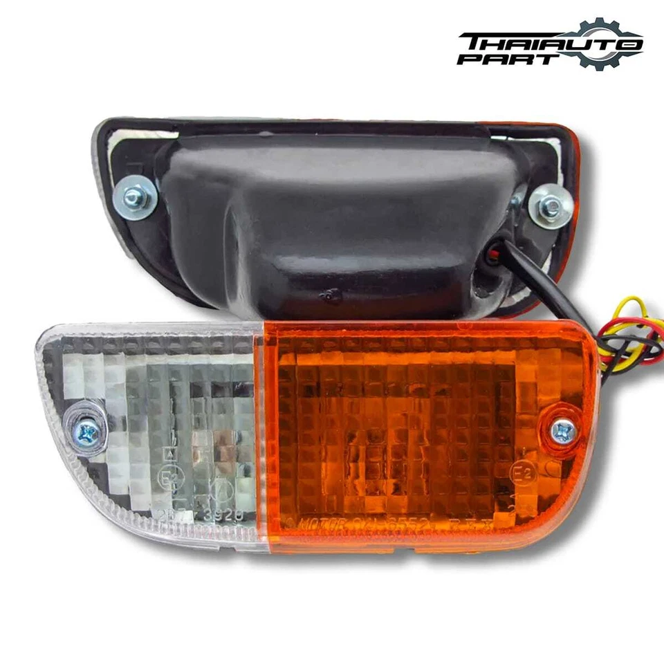 Par de luces intermitentes de estacionamiento delanteras LR para Mazda Rotary Rx3 808 Rx4 929 72-78 Foto 4 de 4