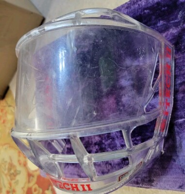 Vintage Itech II Type 2 Full Face Mask Ice Hockey 2nd Version EVER Used Scratche
