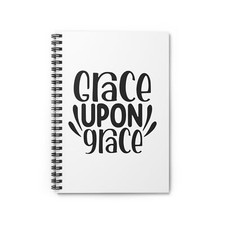Grace Upon Grace Spiral Notebook - Ruled Line