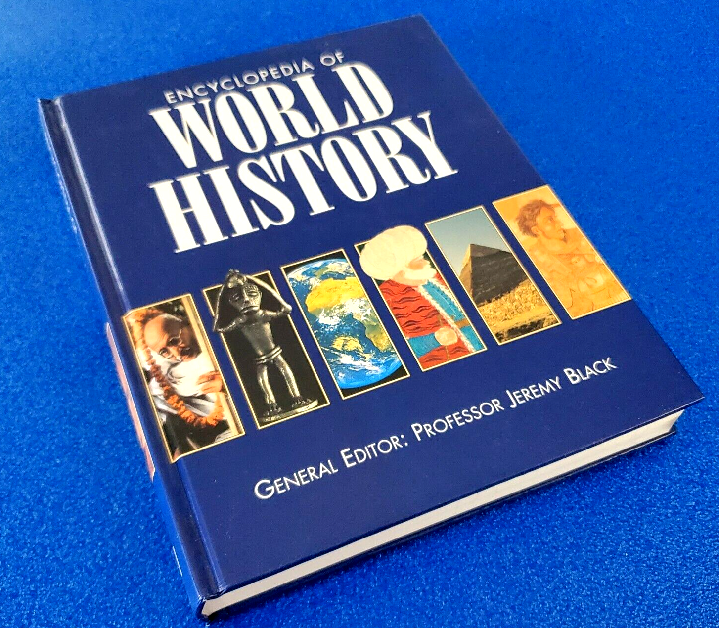 ENCYCLOPEDIA OF WORLD HISTORY HARDCOVER GLOBAL COVERAGE FREE SHIPPING BOOK