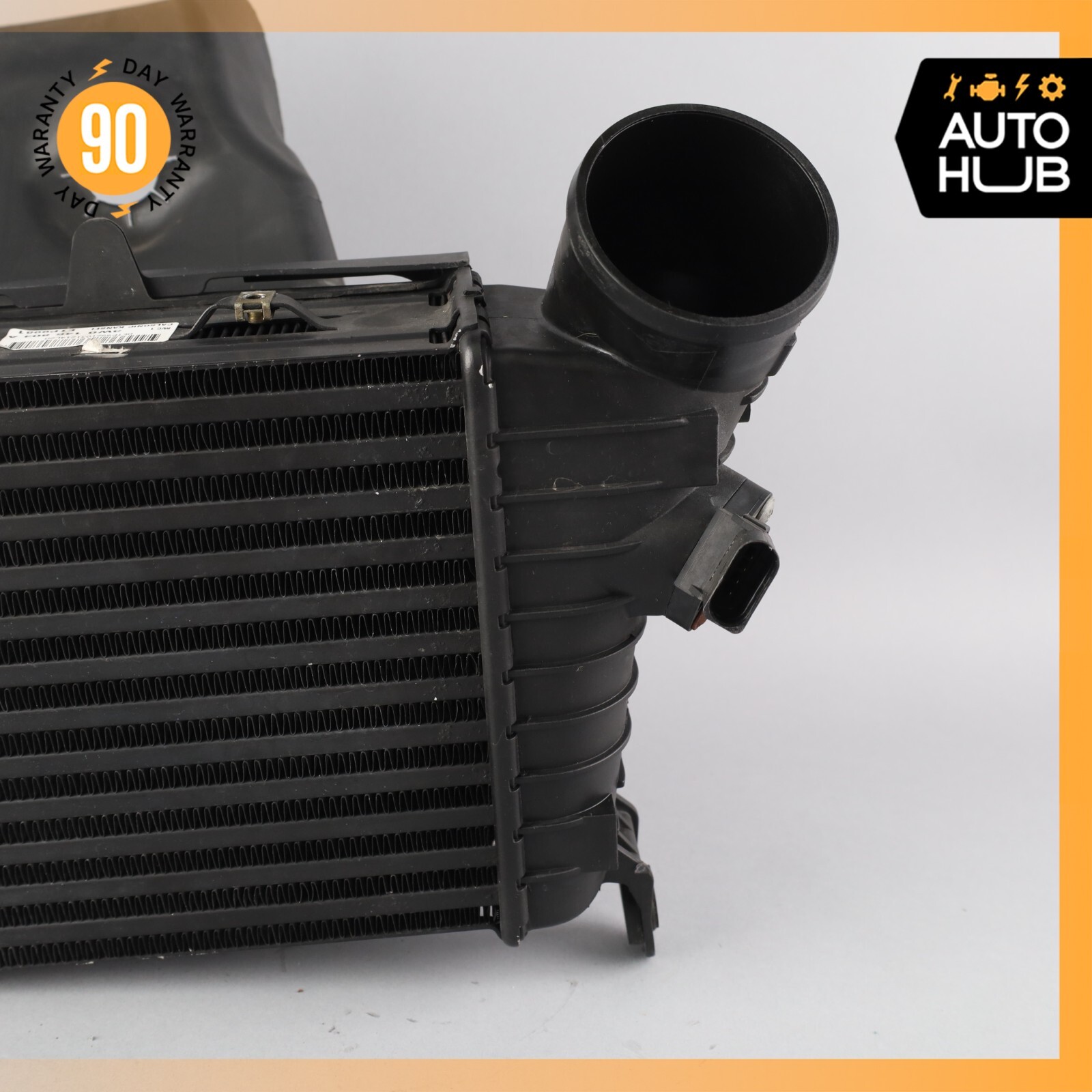 Bentley Continental GT 6.0L Right Turbo Intercooler Radiator w/ Air Duct OEM 53k