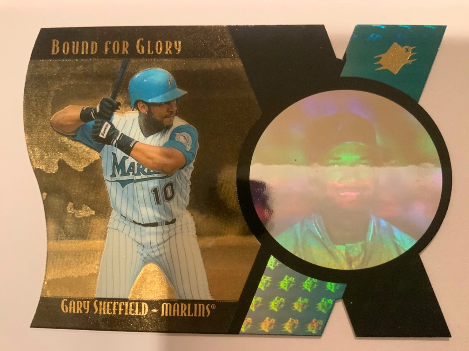 1997 SPx Bound for Glory #10 Gary Sheffield #277/1500 Marlins