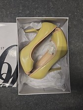 Vintage NOS Nine West Open Toe Heels w/ Box - Women's US 7 Light Green Pink