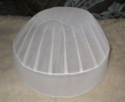 Mennonite Handmade Modest Pleated Kapp Head Covering Prayer Cap New With Tag MED - Picture 3 of 5