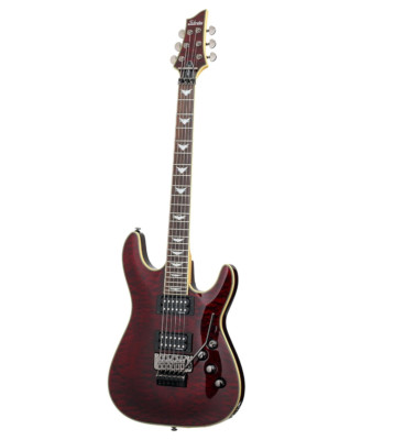Schecter Omen Extreme-6 FR Electric Guitar - Black Cherry
