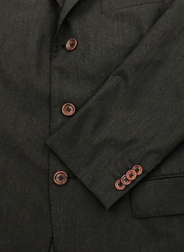 Giacca Tuta Uomo Nero e Marrone Scuro Boggi Milano 52R 42R Lana 120's Blazer A - Foto 8 di 12