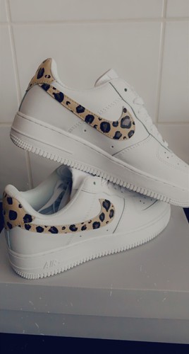 custom leopard air force 1