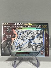 Ke'Shawn Vaughn 2020 Panini XR RC Auto 83/99 Luminous Endorsement Buccaneers