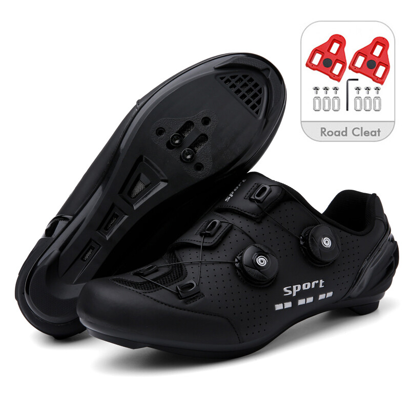 MTB Cycling Shoes Mens Road Bike Shoes Self-locking SPD Cleats