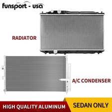 Radiator Ac Condenser For 2006-2011 Honda Civic 1.8l 2.0l Sedan 4-door Radiator Ac Condenser For 2006-2011 Honda Civic 1.8l 2.0l Sedan 4-door