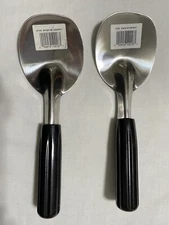 2 Vollrath 47165 Stainless Steel Ice Cream Utility 9" Spade Scoop