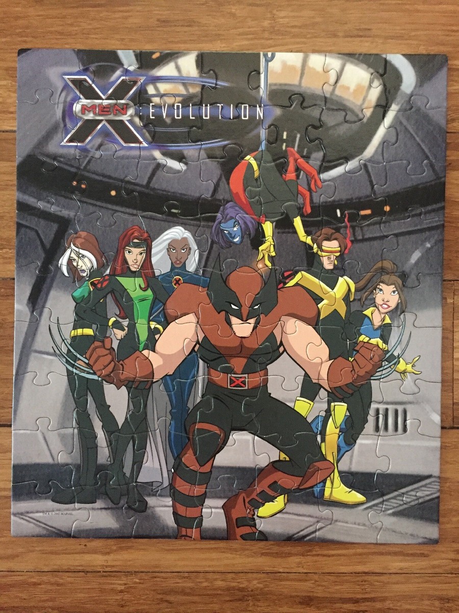 Vtg Marvel 2003 X-MEN EVOLUTION 63 PIECE PUZZLE 100