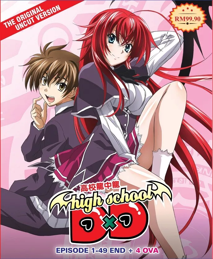 DVD Anime Uncut High School DXD Season 1-4 Series (1-49 End)+ 4 OVA English  DUB