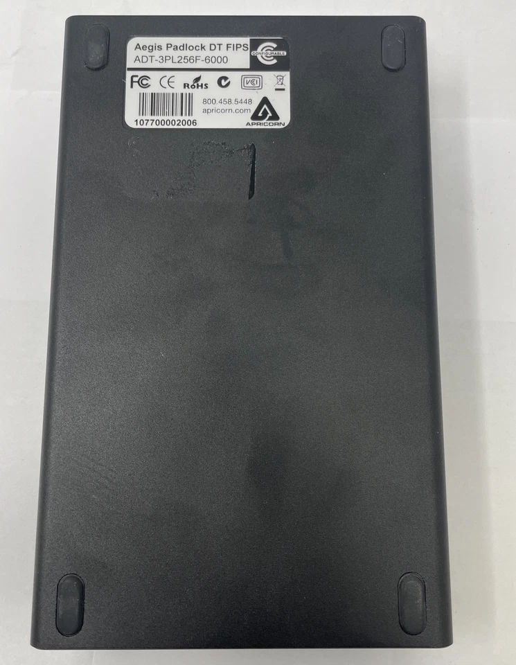Apricorn Aegis 6TB Padlock DT FIPS - 3PL256F-6000 - Image 2 of 4