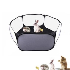 Portable Playpen for Small Pets - Indoor Outdoor Interactive Tent for Animals