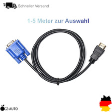 HDMI zu VGA Kabel Adapter Display Ausgabe Konverter Für PC Monitor HDTV Beamer